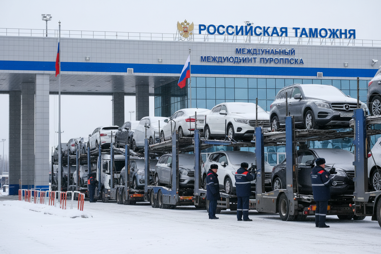 汽车托运过俄罗斯海关